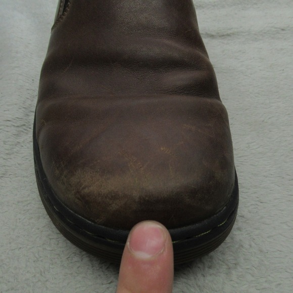 Dr. Martens Mens 9 Boyle Loafers Brown Slip On Leather Cushioned Casual Work 10W